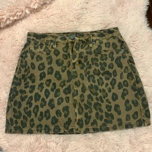 Cheetah Mini skirt